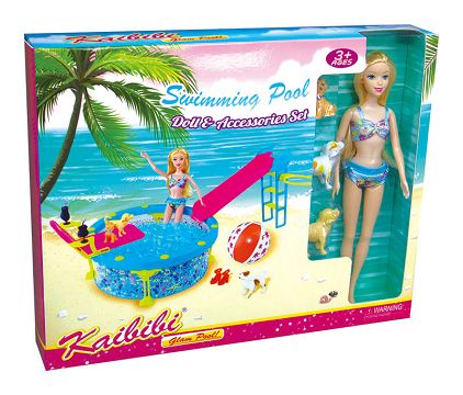 11.5-Inch solid kabibibi pool doll
