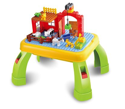 Happy farm wooden table