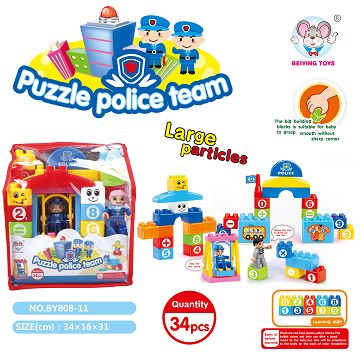 Police building blocks" (34 PCS)
