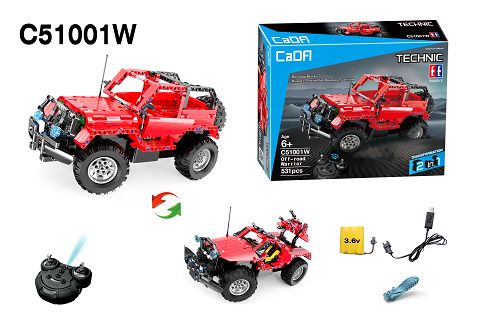 Jeep horseman remote control building block