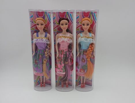 11.5-inch braided barbie 1 style in 3 colors