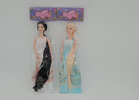 11.5-inch multi-knuckle long hair doll 2 colors