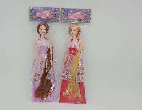 11.5-inch multi-knuckle long hair doll 2 colors