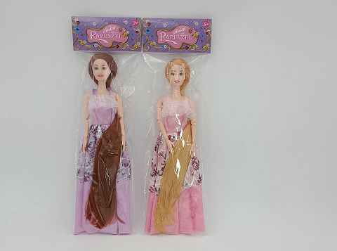 11.5-inch multi-knuckle long hair doll 2 colors