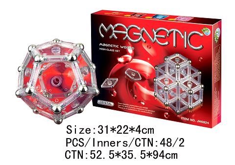 Crystal magnetic blocks (96pcs)