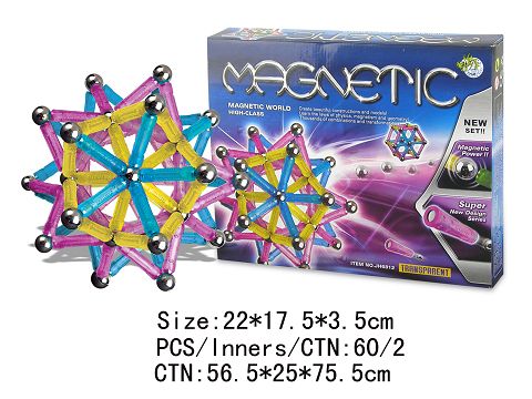 Multicolored crystal magnetic blocks (130pcs)