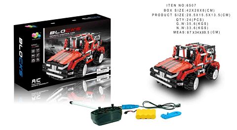 Remote control block car