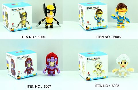 Wolverine/laser eye/magneto/storm