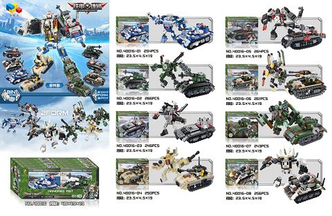 8 military tanks straight into mecha