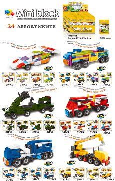24 mini 3 small blocks /4 times 1