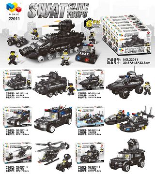 Special police series 6 mixed into one, display box 6