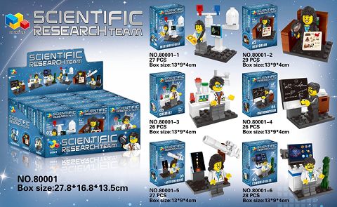 Scientific research team 6 basic models /12PCS display boxes