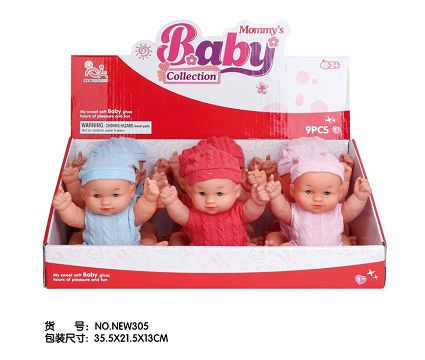 9 "full pond plastic dolls
