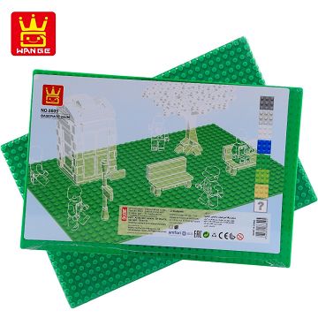 Rectangular base plate substrate 24 x36(green.Light green.Yellow sand.Dark grey.Light grey.Blue.White)