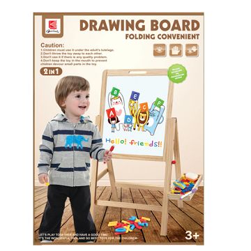 Can lift large wooden drawing board