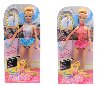 11.5-inch solid body karbibi ribbon gymnastics theme