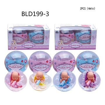 4. 5-inch kirby baby with bottle 11 cm round ball