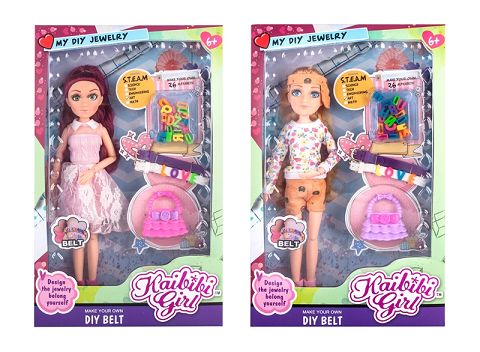 11.5-inch solid body joints (3D eyes with eyebrows) kabby girls DIY watch strap