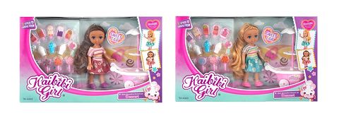 The 6-inch solid kirby ice cream truck set for girls