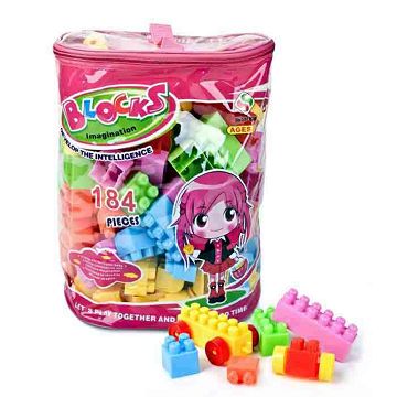 Girl small particle building block 184PCS