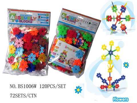 120PCS of 4.4cm snowflakes