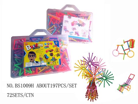 About 197PCS smart stick toys