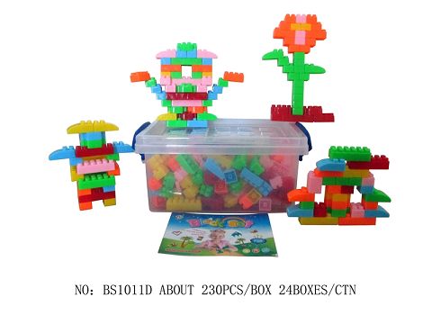 About 230 pieces of lego granule bricks