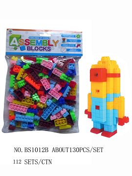 There are about 130 lego granule blocks