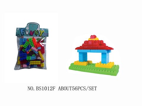 There are about 52 legos
