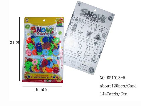 3CM round snowflake about 120 pieces