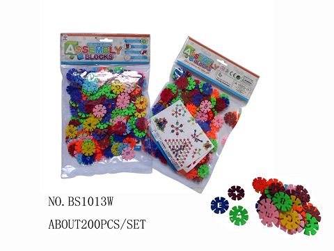 About 200 snowflakes are 3CM round