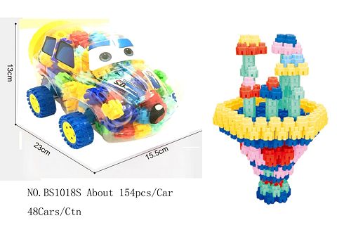 There are about 154 hexagonal blocks