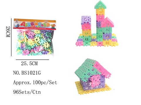 About 100 block building blocks