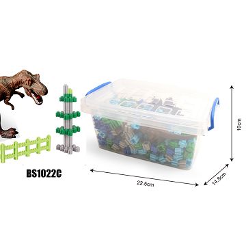 There are 265 diamond blocks for each dinosaur