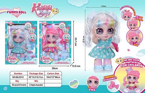 Kabiby Baby 3D eye head full swing doll