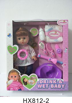14 inches of water with a comb, mirror, bedpan, with 6 IC