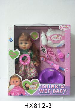 14 inches of water with a comb, mirror, bedpan, with 6 IC