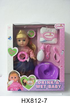 14 inches of water with a comb, mirror, bedpan, with 6 IC