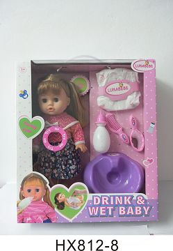 14 inches of water with a comb, mirror, bedpan, with 6 IC