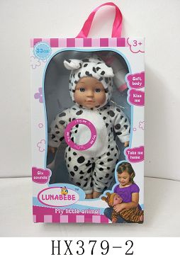 13 "cotton body doll with 4 sound IC
