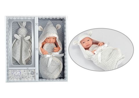 15 "baby doll with cuddle/placating towel