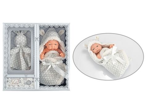10 "baby doll with cuddle/placating towel