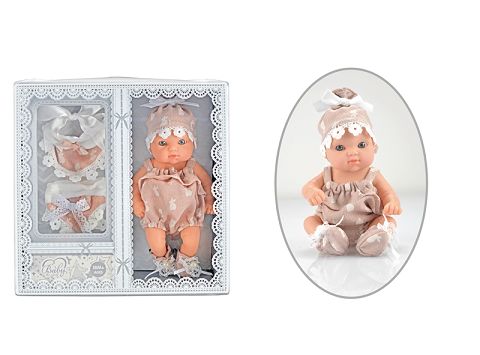 8 "baby doll with scarf/suspenders