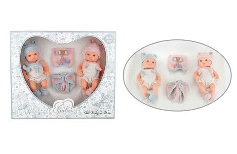 8 "baby doll with quilt/scarf/small suspender