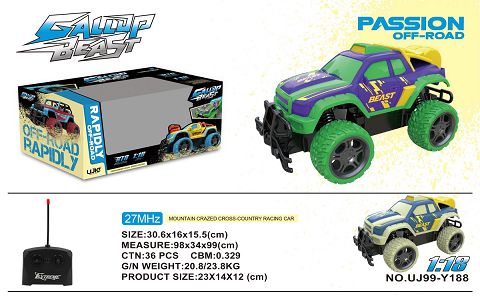 1:18 Four-way remote control vehicle