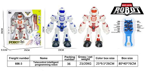 Telecontrol intelligent programming robot