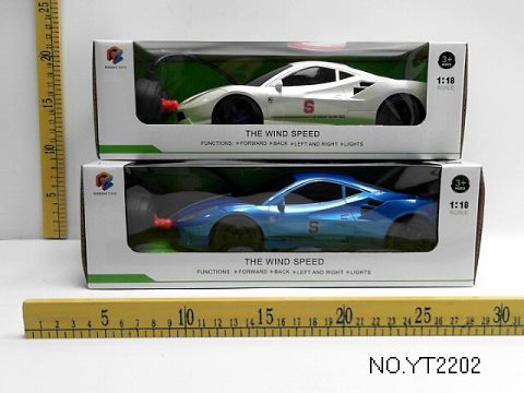Four-way ferrari muscle car, lighting