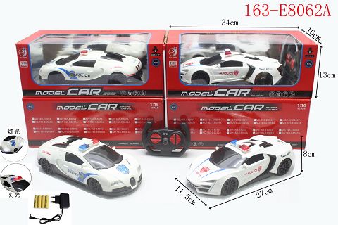 Sitong remote control police car with warning lights