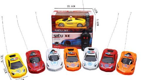 Two simulation remote control police car 1:24