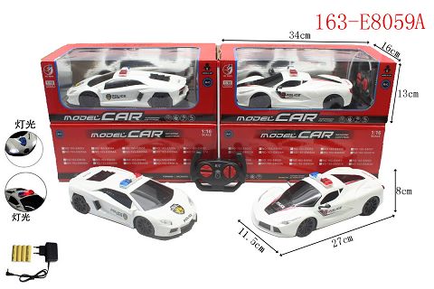 Sitong remote control police car with warning lights
